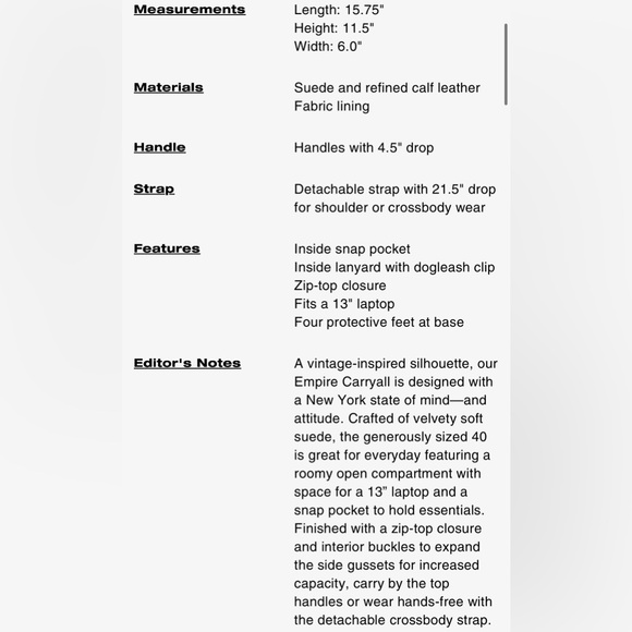 Coach empire Carryall bag size 40 - Picture 11 of 11